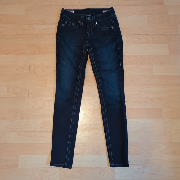 True Religion Originals Halle 8” Rise Super Skinny Jeans - Picture 6 of 16